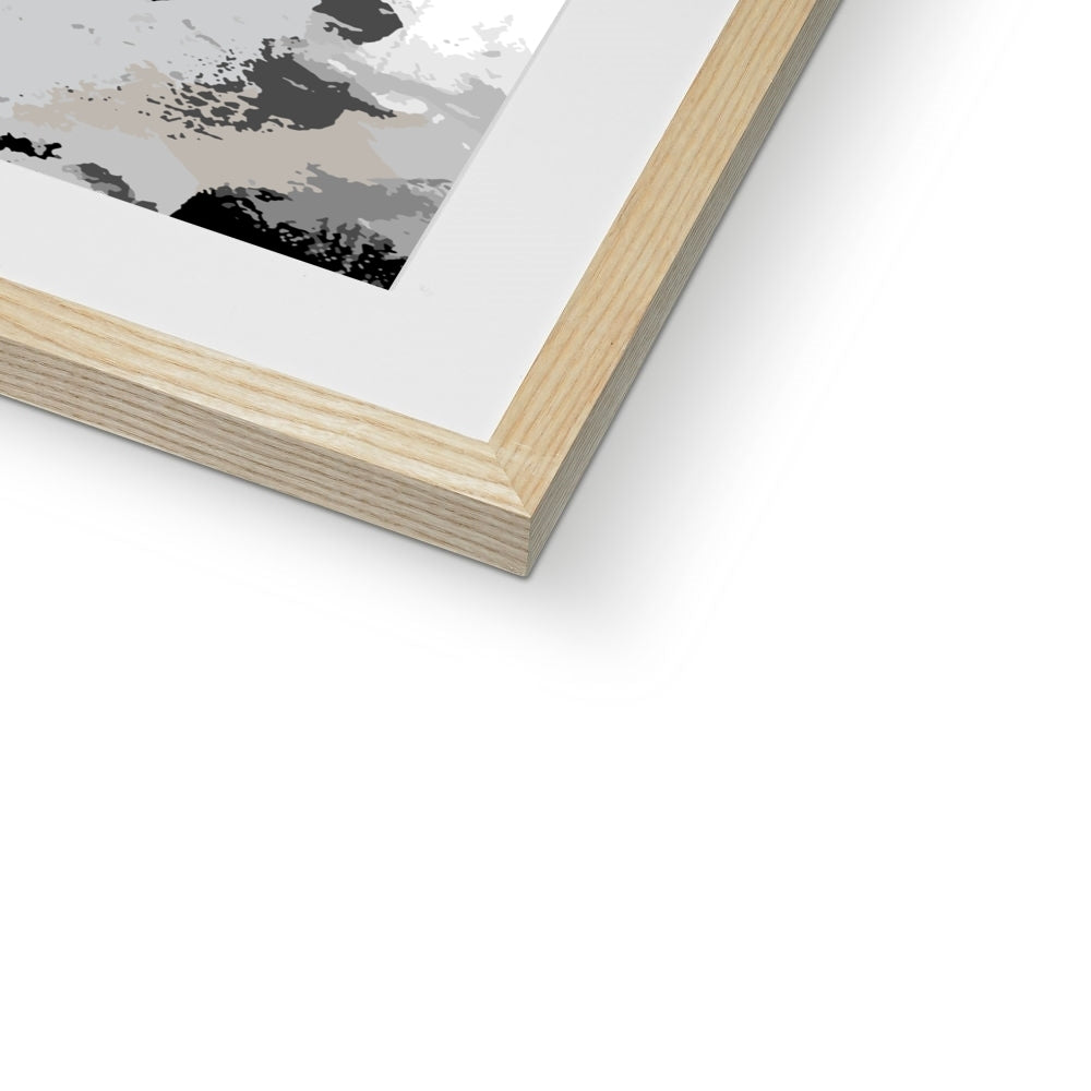 Framed Graphic Art Print, White Mat - 8x8 12x12 16x16 20x20 24x24 28x28 inches | FPS-1200-7690