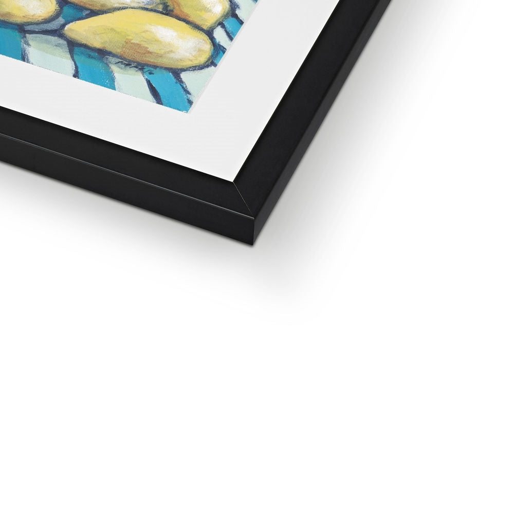 Framed Fine Art Print, White Mat - 8x6 10x8 12x8 inches | Still Life in Acrylic, FPH-1000-1103