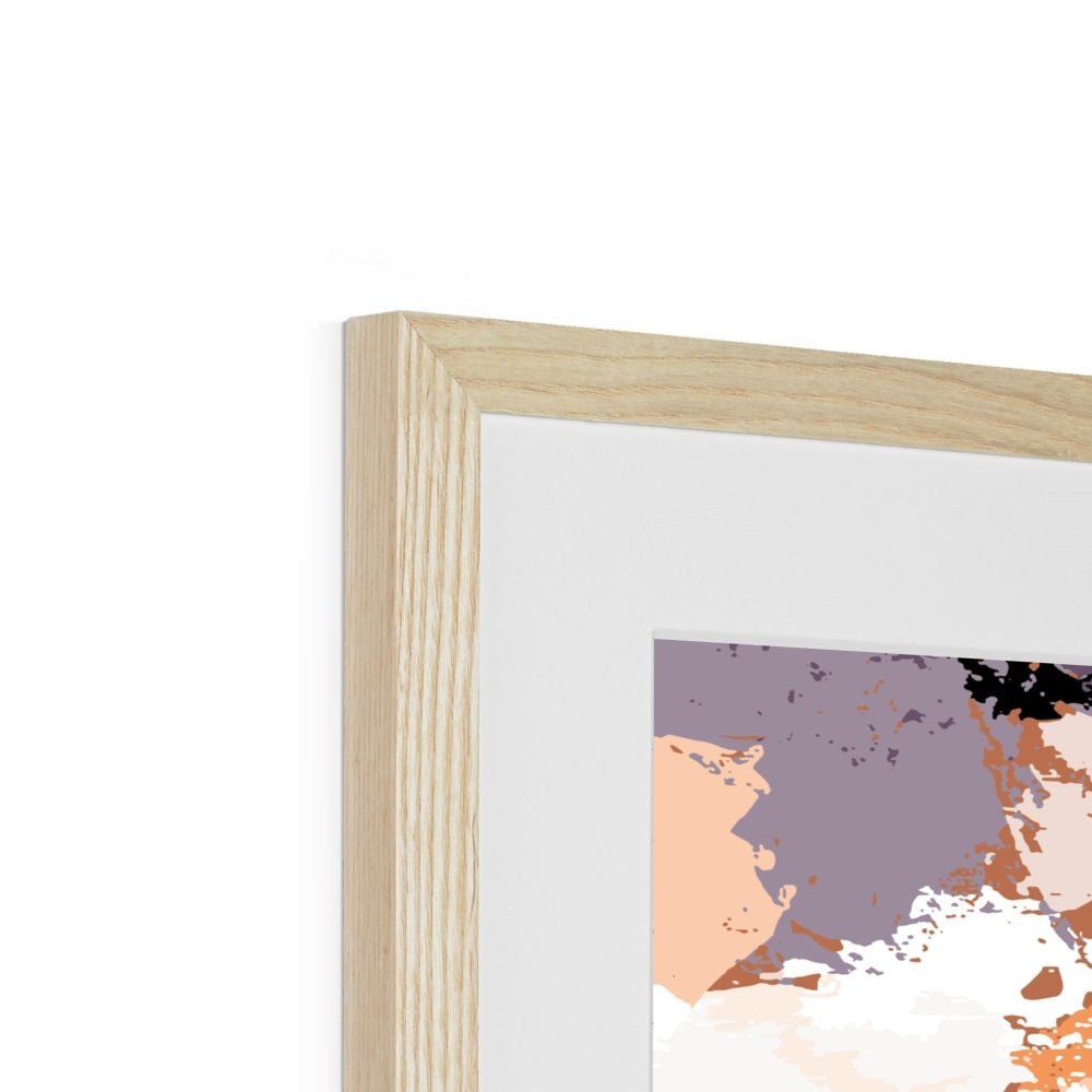 Framed Graphic Art Print, White Mat - 8x8 12x12 16x16 20x20 24x24 28x28 inches | FPS-1180-7693