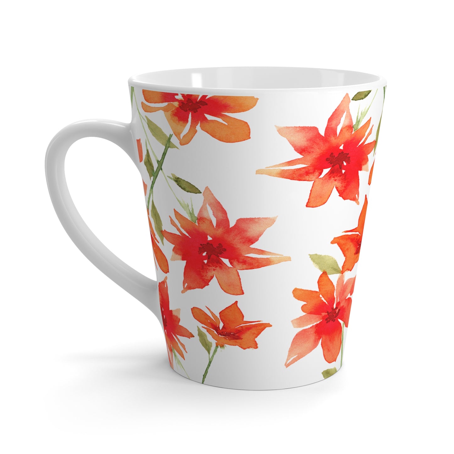 12oz Fine Art Watercolor Latte Mug | LM-1414