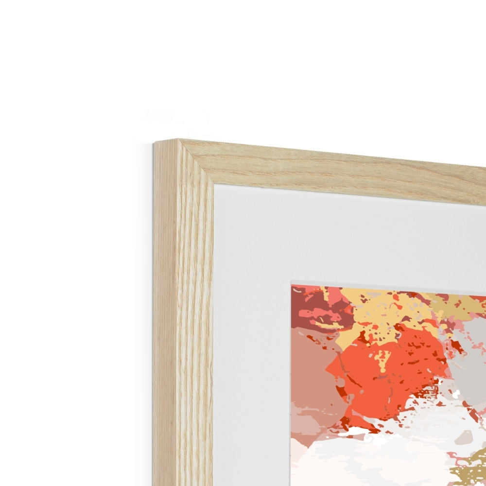 Framed Graphic Art Print, White Mat - 8x8 12x12 16x16 20x20 24x24 28x28 inches | FPS-1130-7693