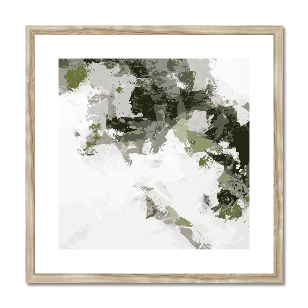 Framed Graphic Art Print, White Mat - 8x8 12x12 16x16 20x20 24x24 28x28 inches | FPS-1240-7693