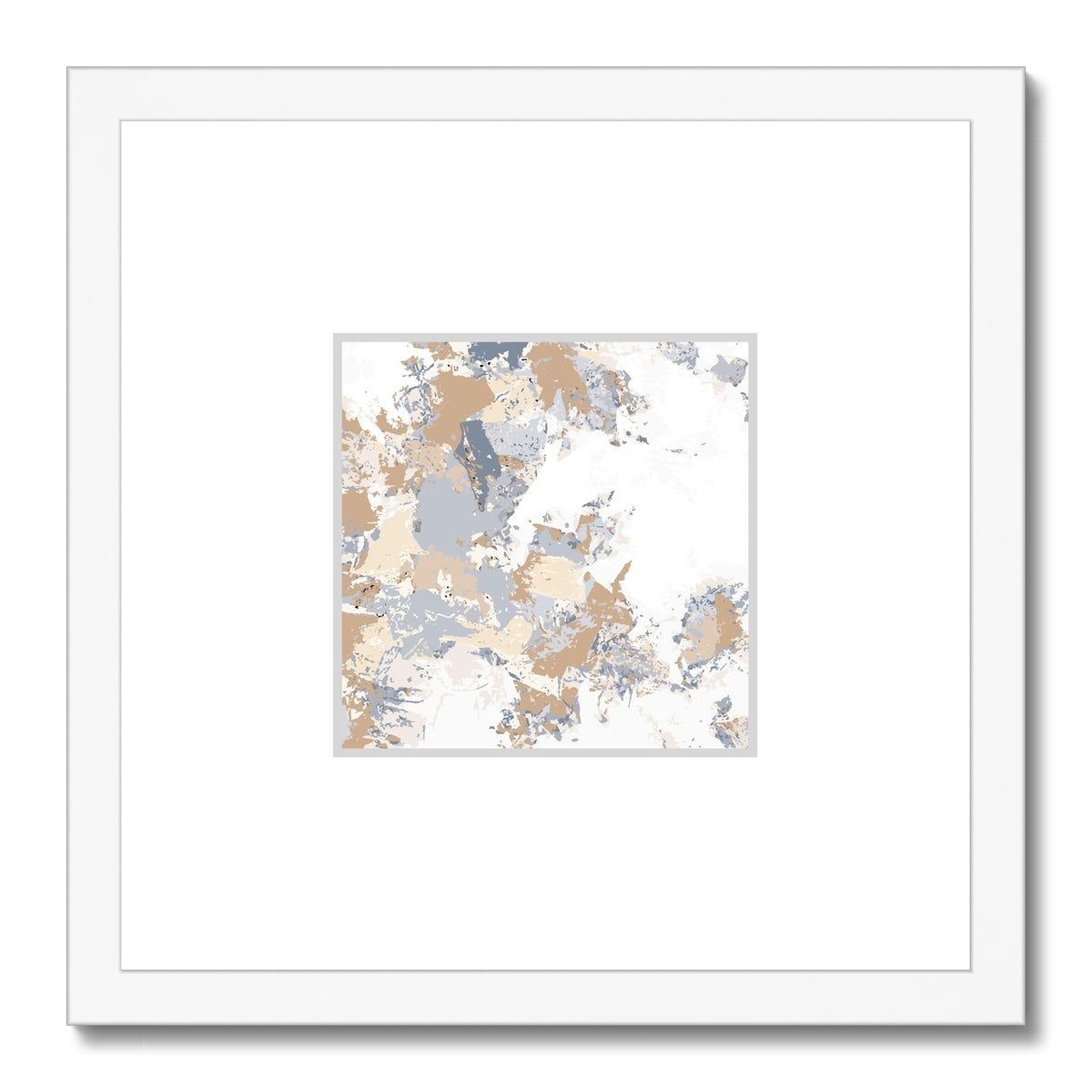 Framed Graphic Art Print, Faux Mat - 12x12 inches | FMS-1160-7695