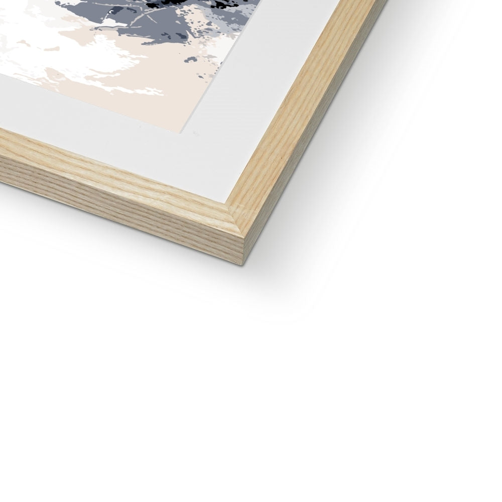 Framed Graphic Art Print, White Mat - 8x8 12x12 16x16 20x20 24x24 28x28 inches | FPS-1220-7693