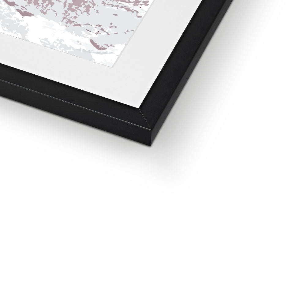 Framed Graphic Art Print, White Mat - 8x8 12x12 16x16 20x20 24x24 28x28 inches | FPS-1210-7691