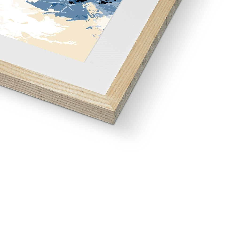 Framed Graphic Art Print, White Mat - 8x8 12x12 16x16 20x20 24x24 28x28 inches | FPS-1230-7693