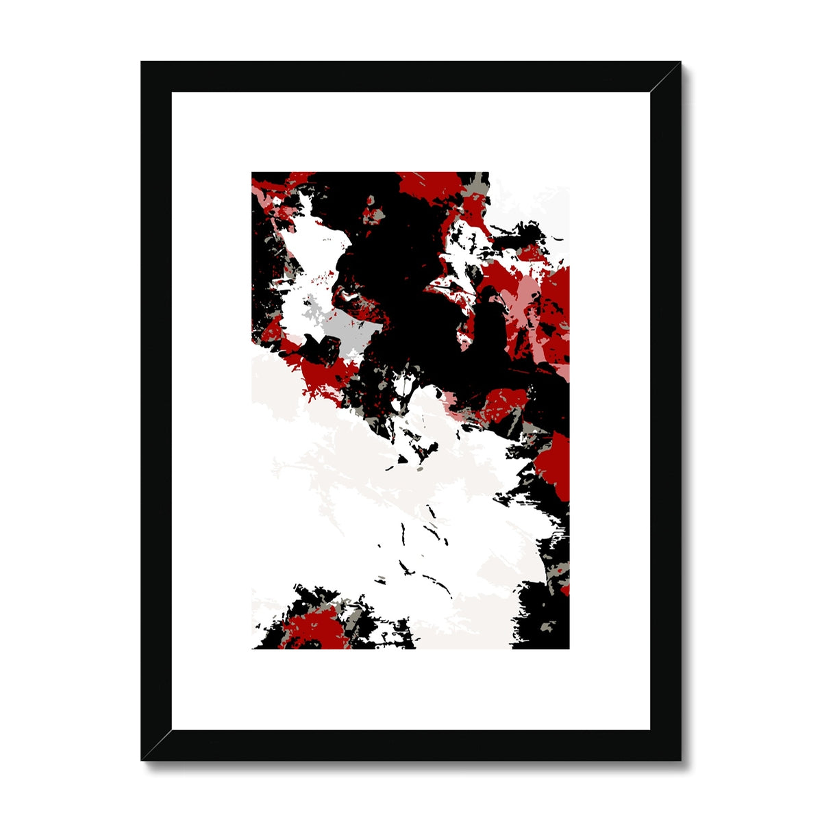 Framed Graphic Art Print, White Mat - 6x8, 8x12, 11x14, 12x16, 16x20, 18x24, 20x28 inches | FPV-1190-7696