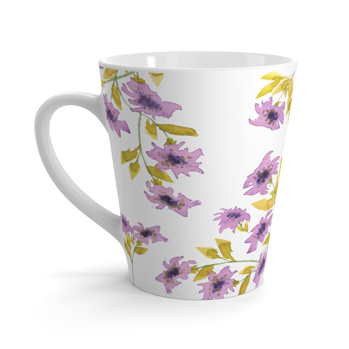 12oz Fine Art Watercolor Latte Mug | LM-1364
