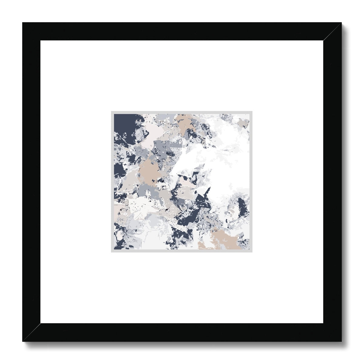 Framed Graphic Art Print, Faux Mat - 12x12 inches | FMS-1220-7695