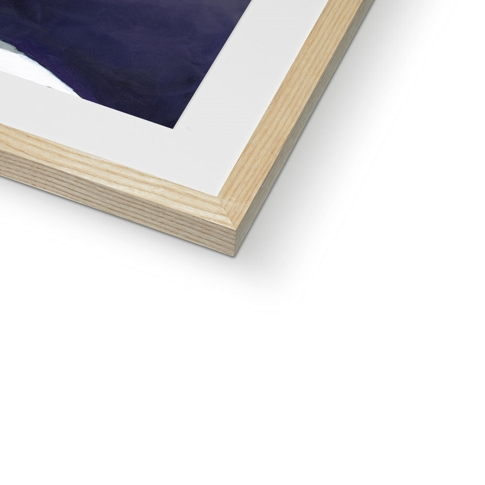 Framed Fine Art Print, White Mat - 8x8 12x12 16x16 20x20 24x24 28x28 36x36 inches | Hydrangeas & Zinnias in Acrylic, FPS-1030