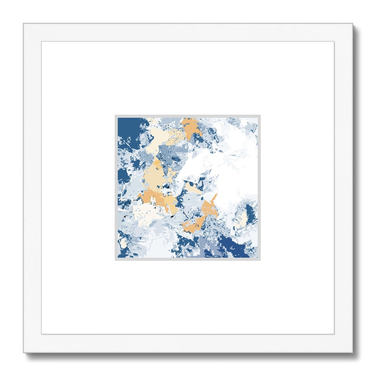 Framed Graphic Art Print, Faux Mat - 12x12 inches | FMS-1230-7695