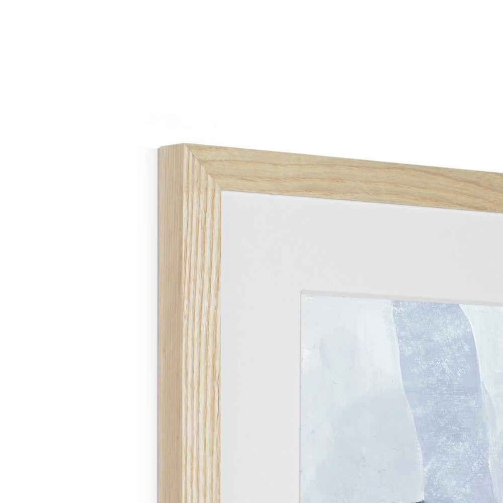 Framed Fine Art Print, White Mat - 8x12 12x16 12x18 inches | Yellow Tulips in Acrylic, FPV-1120-002
