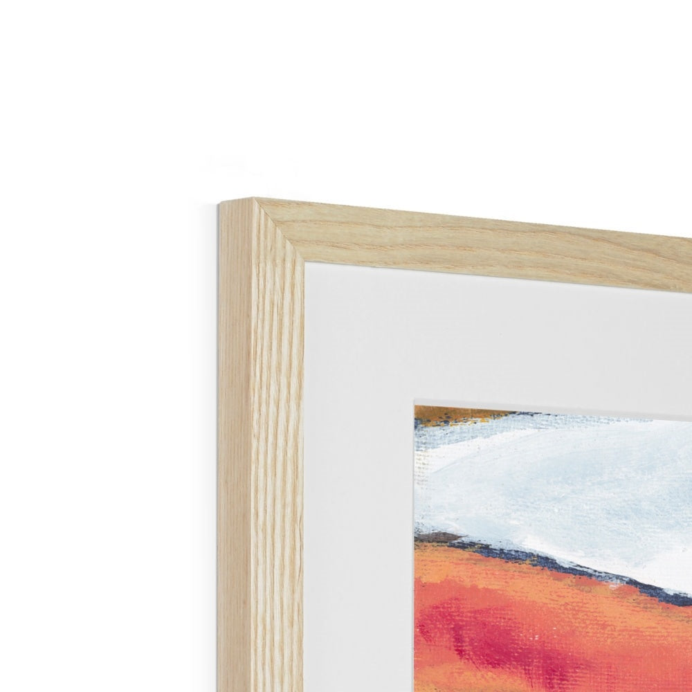 Framed Fine Art Print, White Mat - 10x8 14x11 20x16 28x20 40x28 inches | Papaya & Avocados, FPH-1000-1105