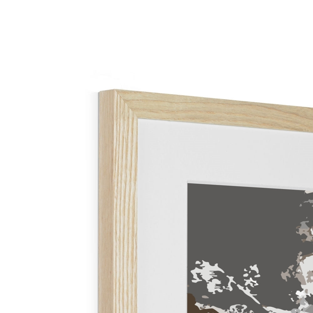 Framed Graphic Art Print, White Mat - 8x8 12x12 16x16 20x20 24x24 28x28 inches | FPS-1170-7695