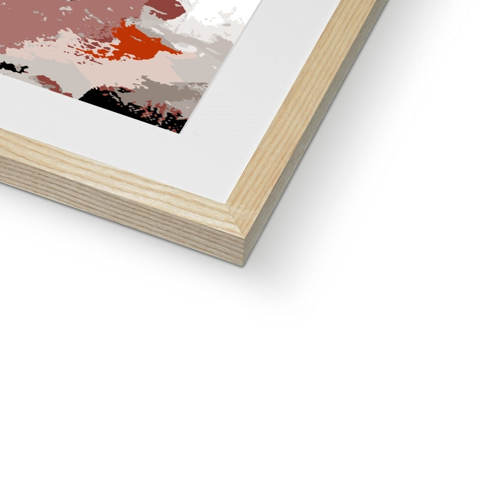 Framed Graphic Art Print, White Mat - 8x8 12x12 16x16 20x20 24x24 28x28 inches | FPS-1130-7690