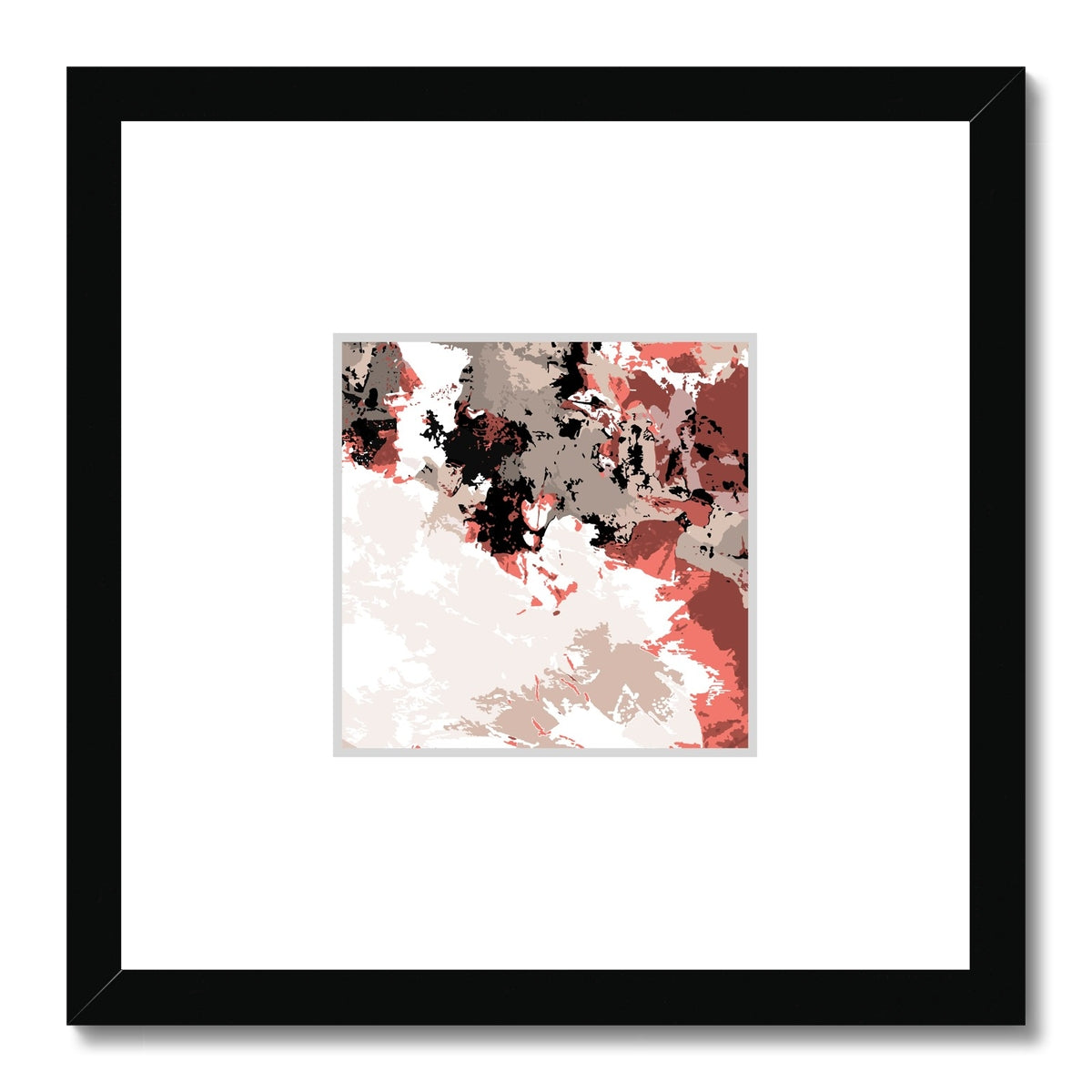 Framed Graphic Art Print, Faux Mat - 12x12 inches | FMS-1130-7696