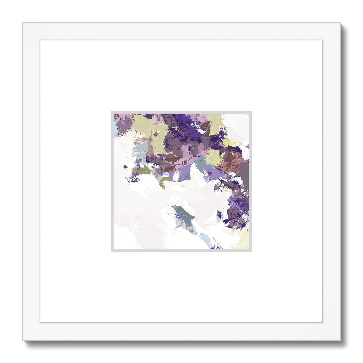 Framed Graphic Art Print, Faux Mat - 12x12 inches | FMS-1140-7693