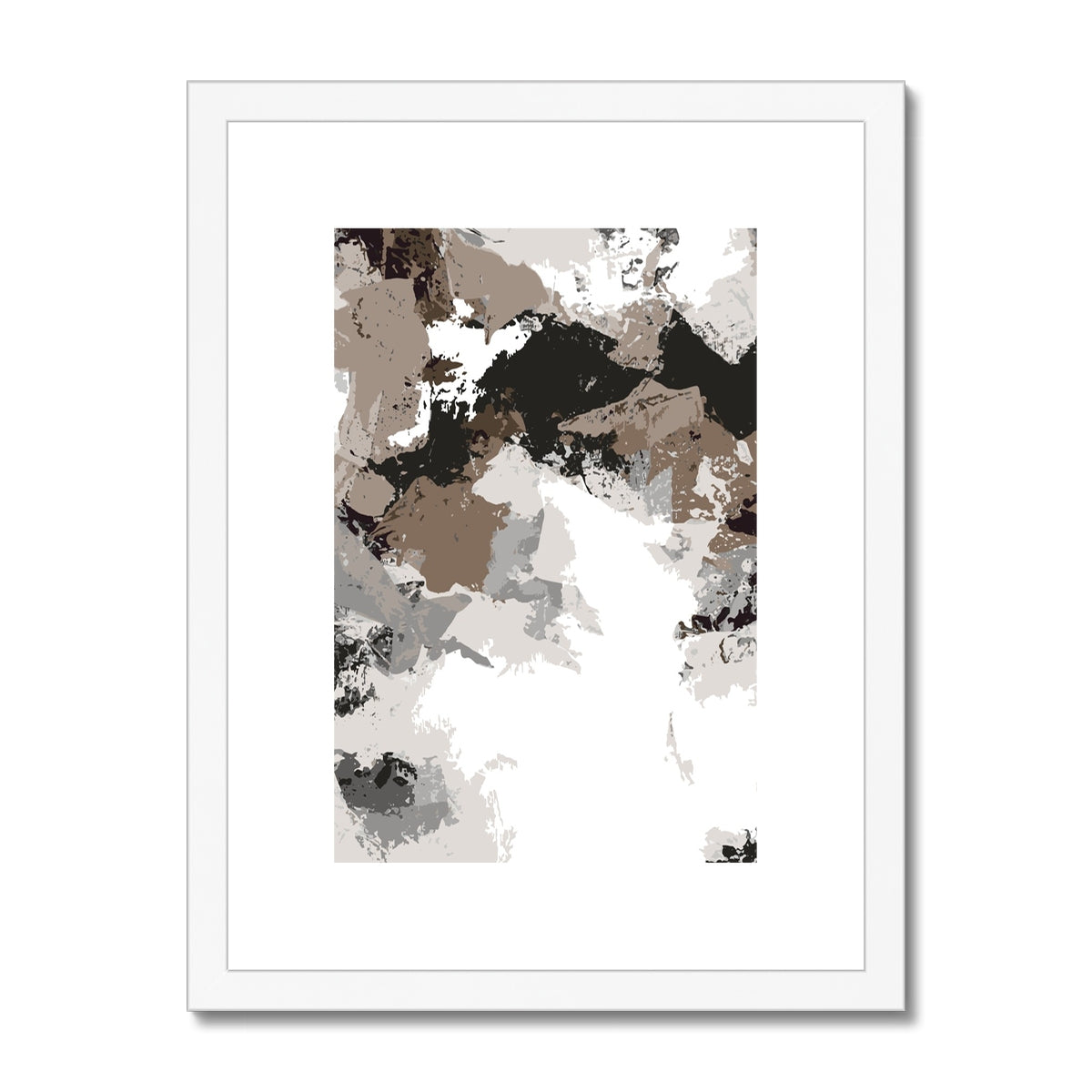 Framed Graphic Art Print, White Mat - 6x8, 8x12, 11x14, 12x16, 16x20, 18x24, 20x28 inches | FPV-1170-7692