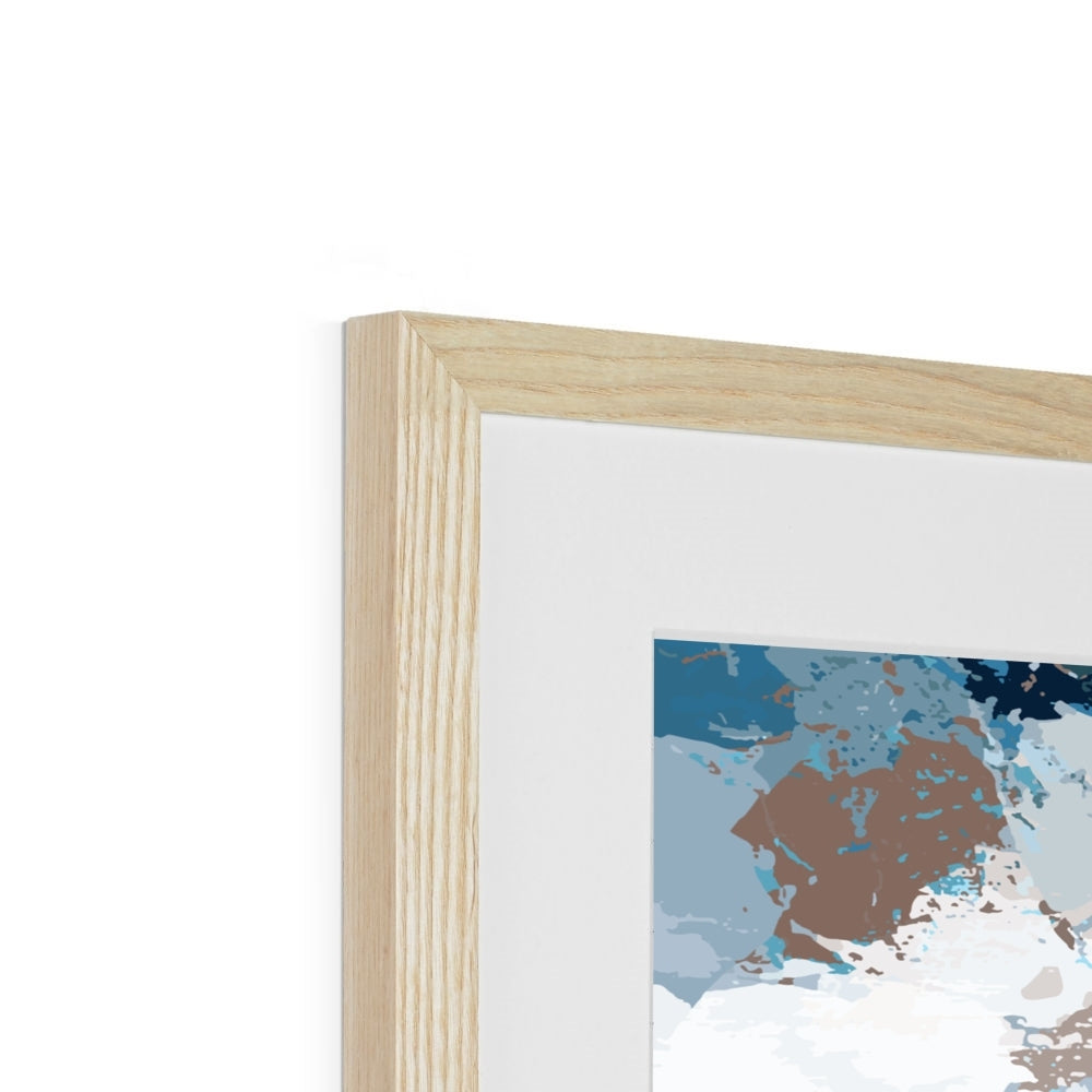 Framed Graphic Art Print, White Mat - 8x8 12x12 16x16 20x20 24x24 28x28 inches | FPS-1150-7693