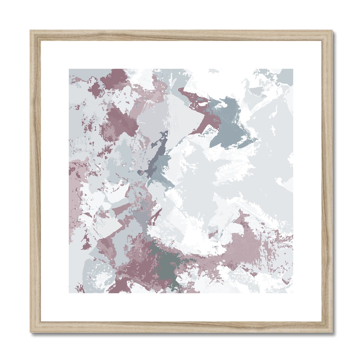 Framed Graphic Art Print, White Mat - 8x8 12x12 16x16 20x20 24x24 28x28 inches | FPS-1210-7691