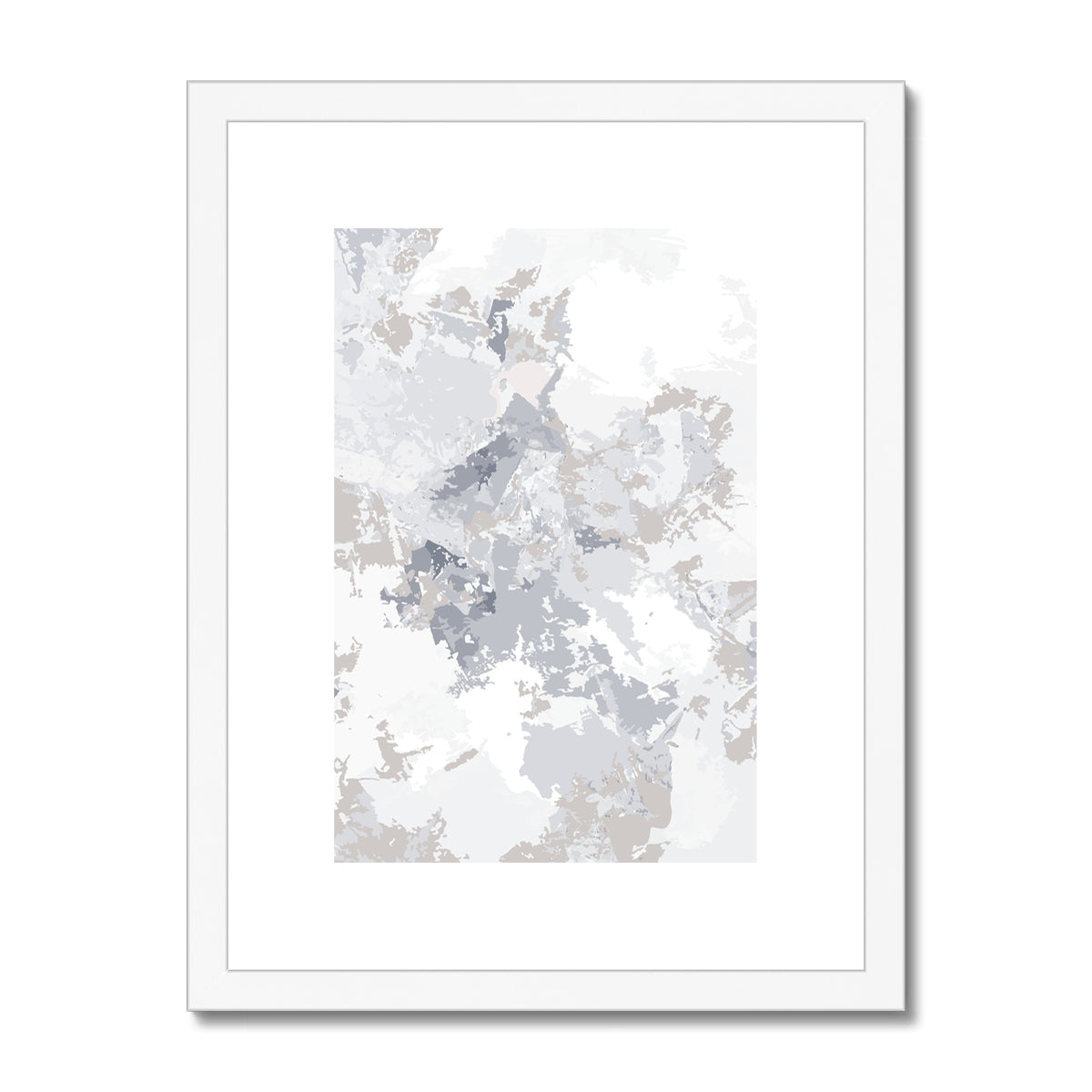 Framed Graphic Art Print, White Mat - 6x8, 8x12, 11x14, 12x16, 16x20, 18x24, 20x28 inches | FPV-1220-7698