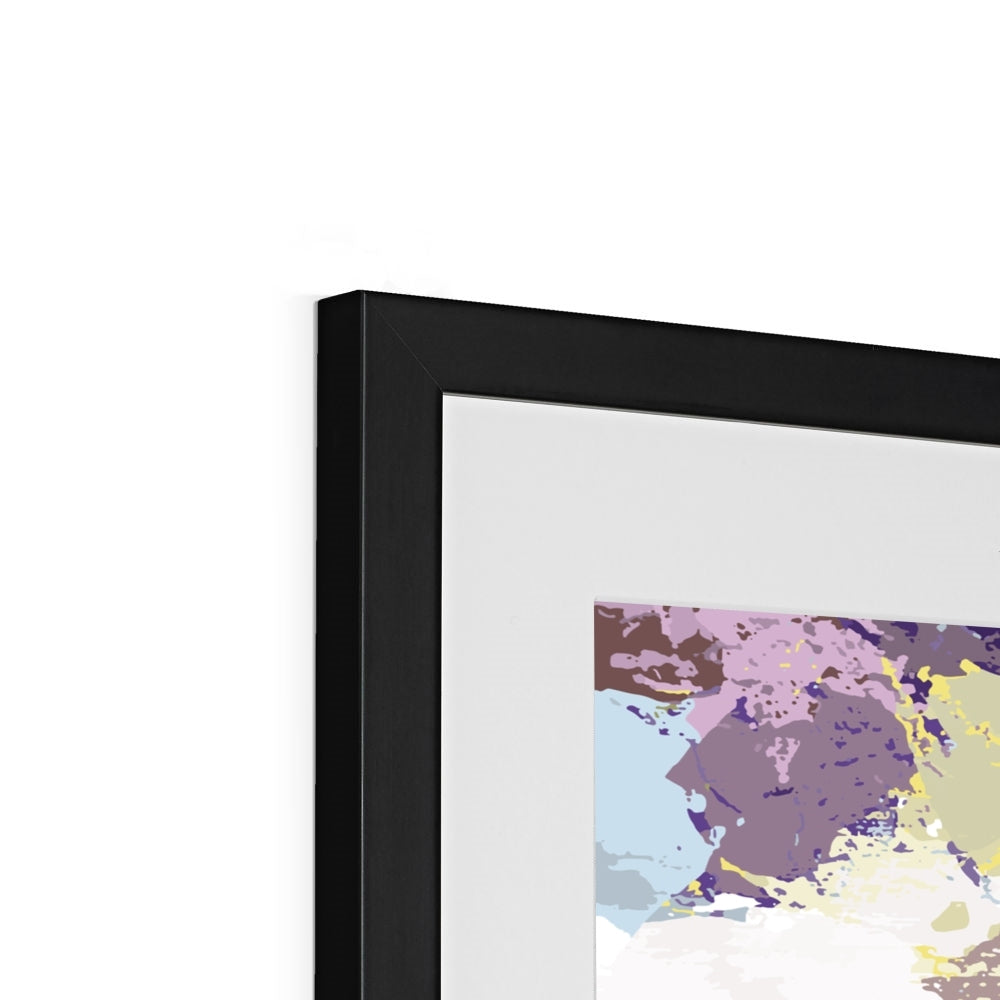 Framed Graphic Art Print, White Mat - 8x8 12x12 16x16 20x20 24x24 28x28 inches | FPS-1140-7693