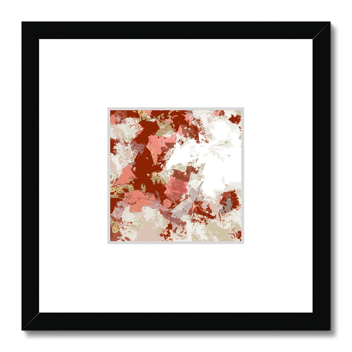 Framed Graphic Art Print, Faux Mat - 12x12 inches | FMS-1130-7695