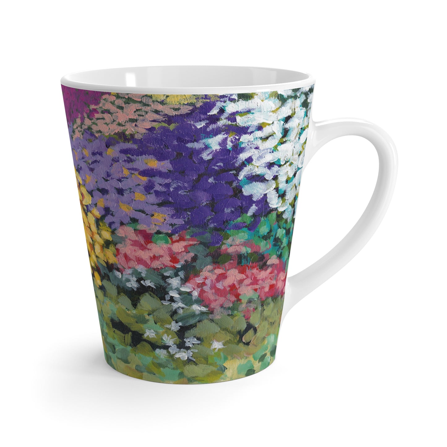 12oz Fine Art Latte Mug | Floral Garden Three, LM-1000-1147-003