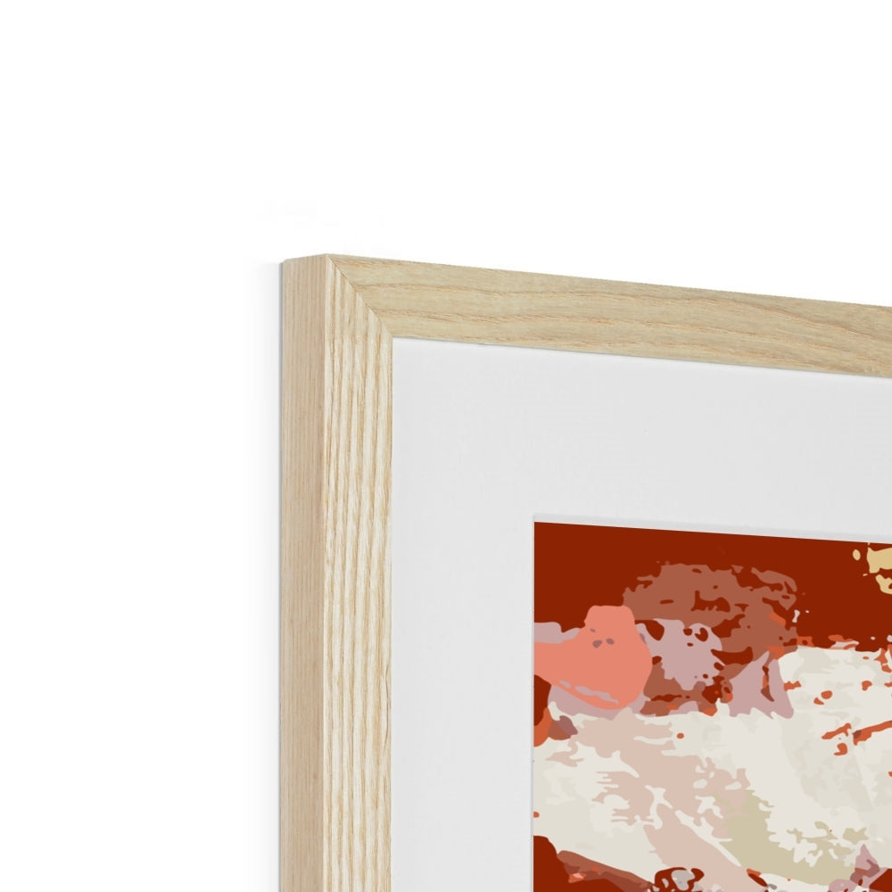 Framed Graphic Art Print, White Mat - 8x8 12x12 16x16 20x20 24x24 28x28 inches | FPS-1130-7695