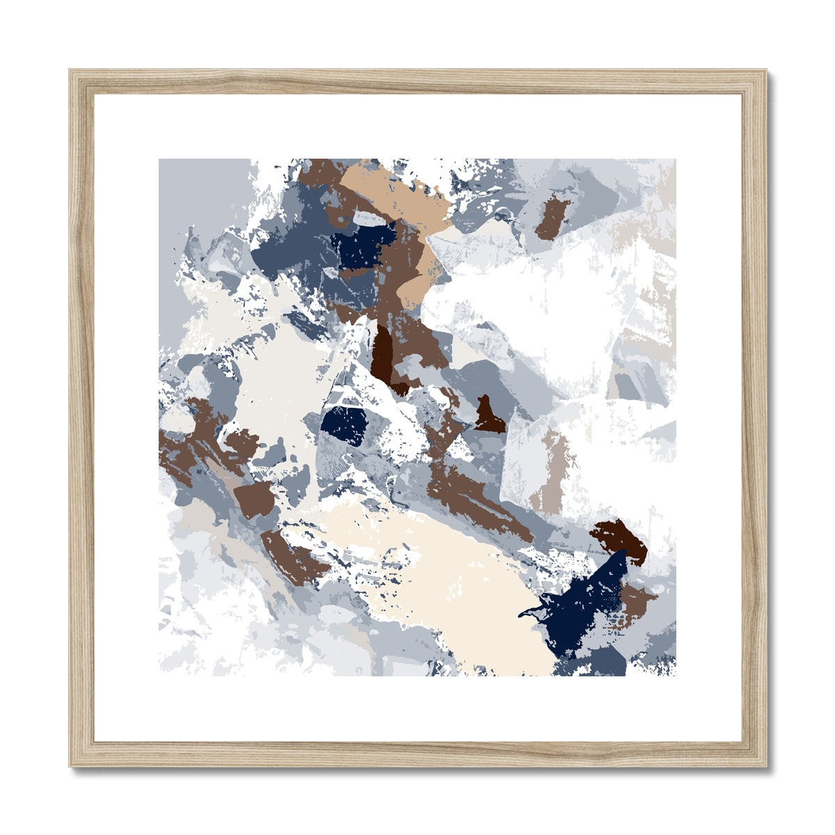 Framed Graphic Art Print, White Mat - 8x8 12x12 16x16 20x20 24x24 28x28 inches | FPS-1160-7690