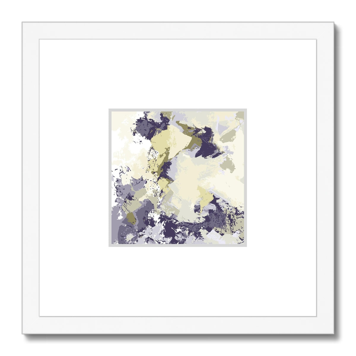 Framed Graphic Art Print, Faux Mat - 12x12 inches | FMS-1260-7691