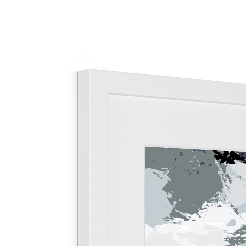 Framed Graphic Art Print, White Mat - 8x8 12x12 16x16 20x20 24x24 28x28 inches | FPS-1210-7693