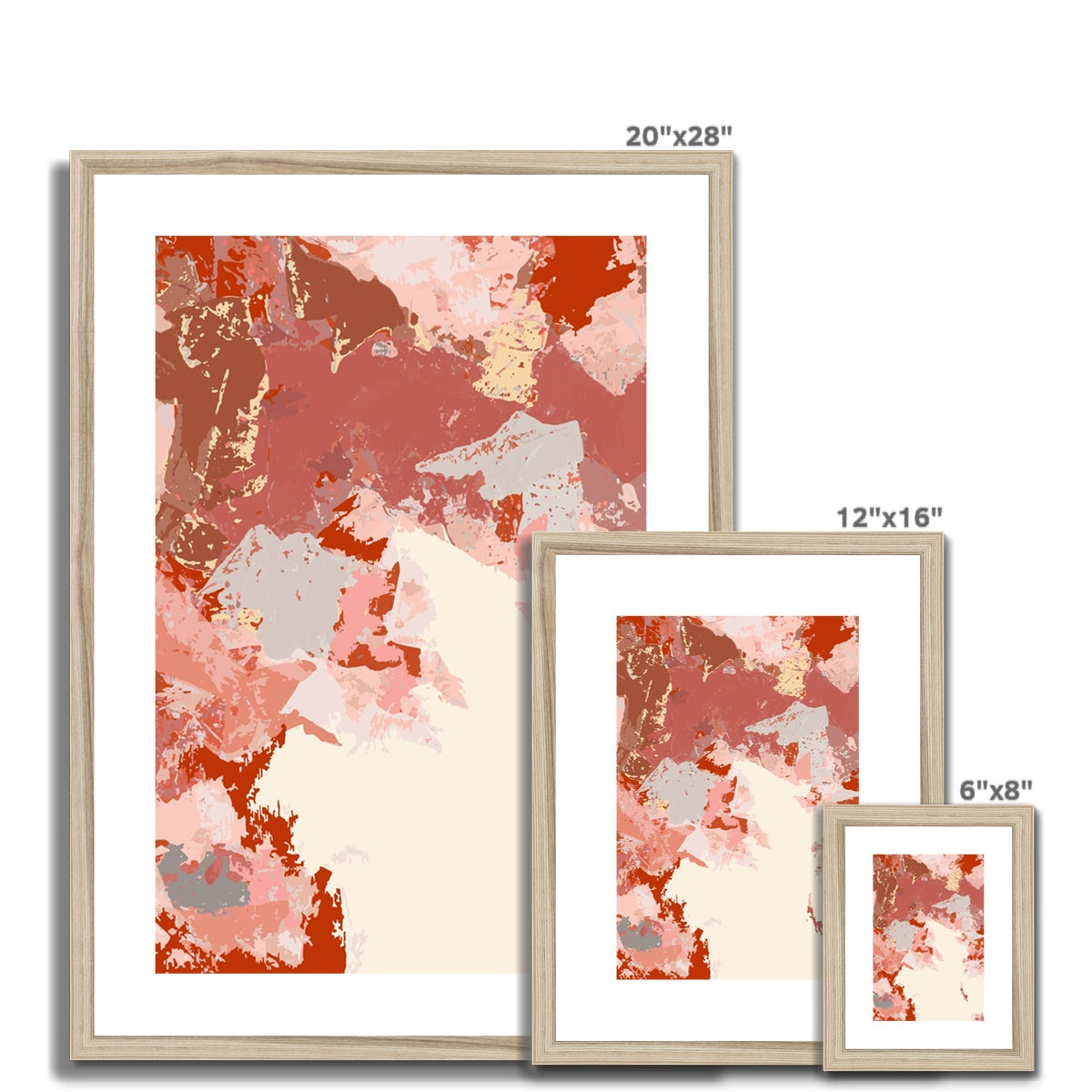 Framed Graphic Art Print, White Mat - 6x8, 8x12, 11x14, 12x16, 16x20, 18x24, 20x28 inches | FPV-1130-7692