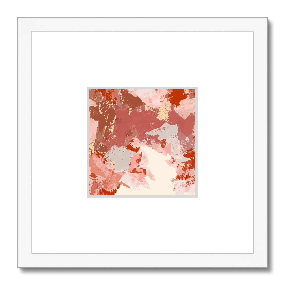 Framed Graphic Art Print, Faux Mat - 12x12 inches | FMS-1130-7692