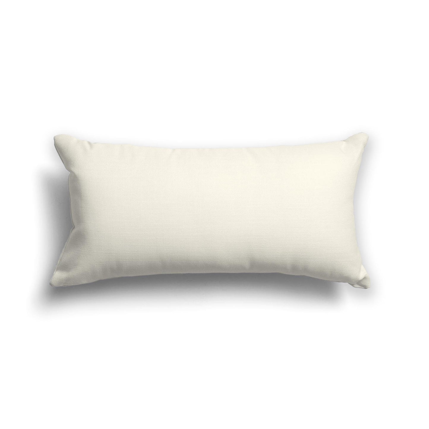 Pale Cream Cotton Canvas Cushion Covers, 24 x 12 inches / 61 x 30 cm