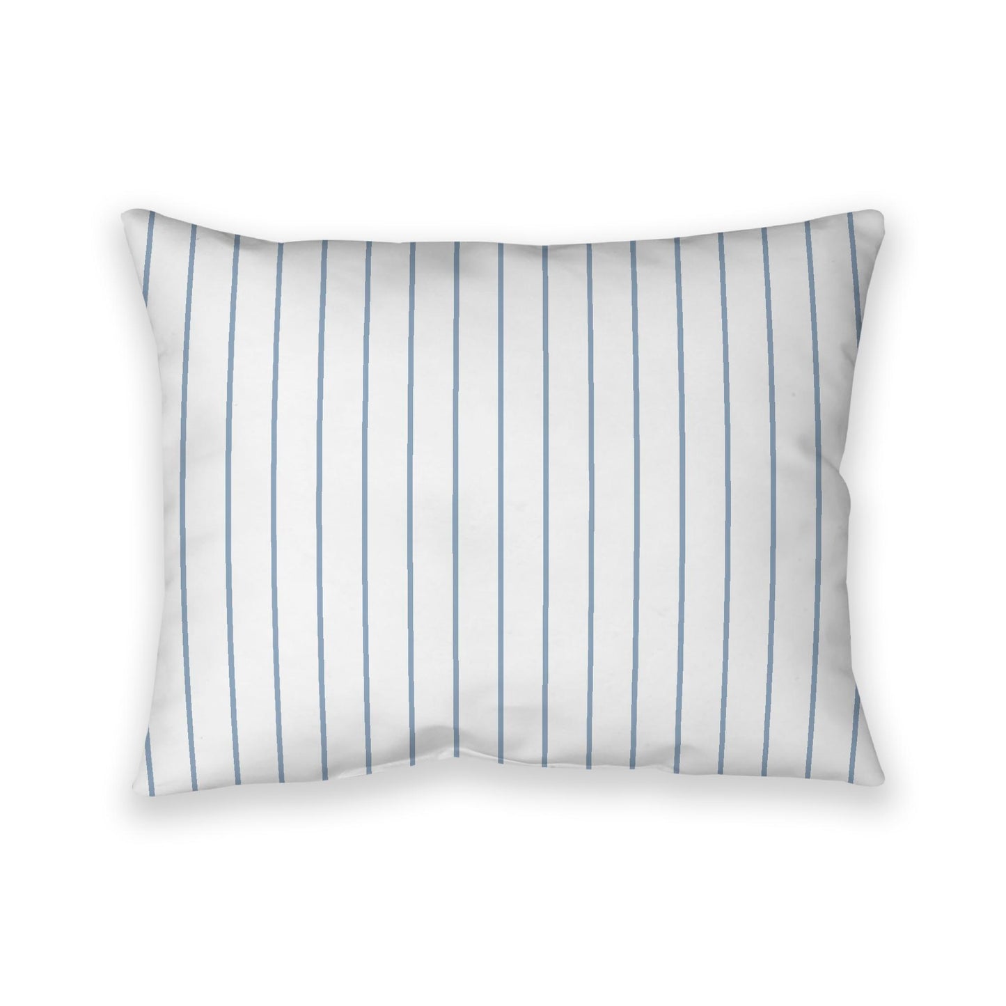 Off-White Cotton Canvas Cushion Covers with Fine Blue Stripes on Front, CACU-1231-151