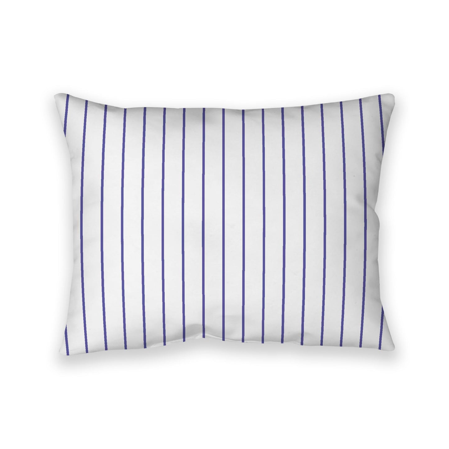 Off-White Cotton Canvas Cushion Covers with Fine Purple Stripes on Front, CACU-1300-151