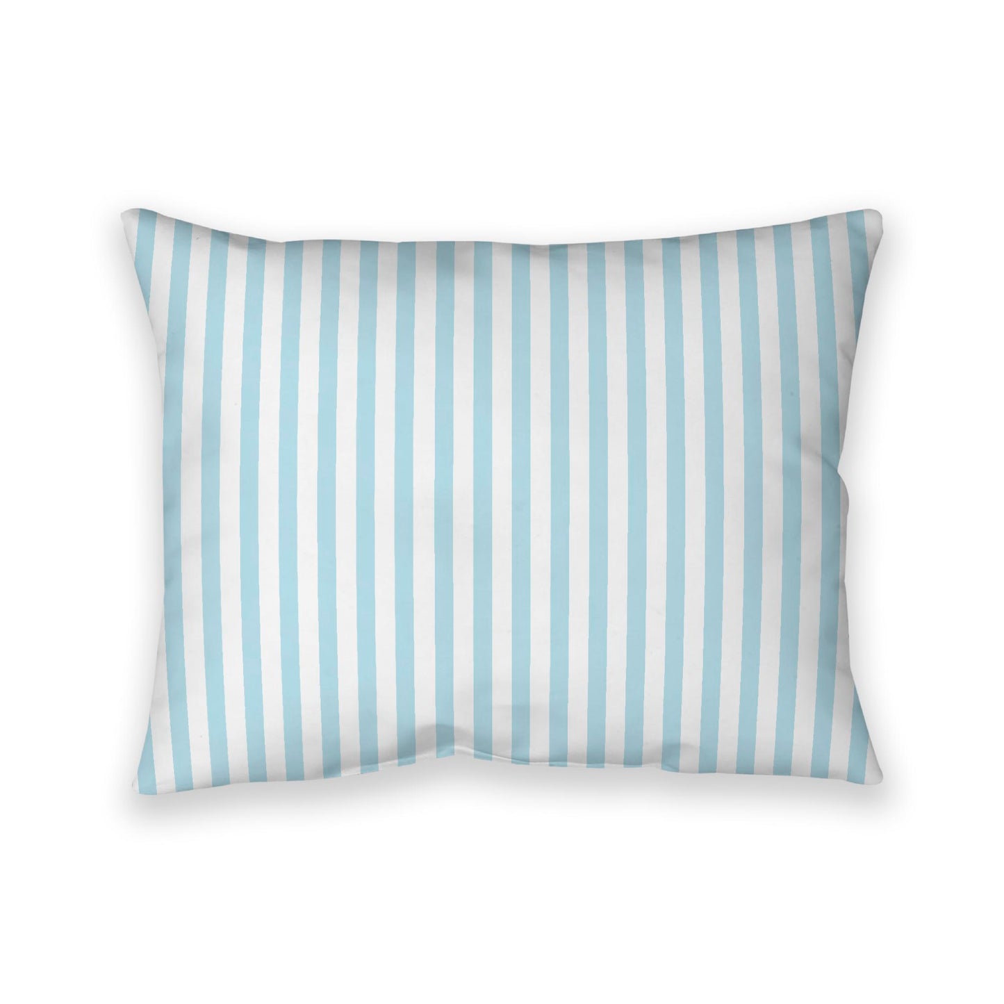 Off-White Cotton Canvas Cushion Covers with Thin Blue Bars on Front, CACU-1370-241