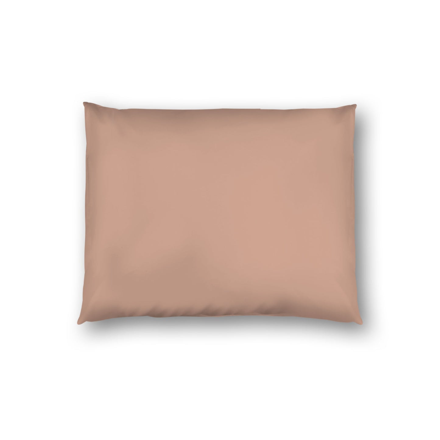 Salmon Cotton Sateen Sham, White Reverse Side, King - 106 x 92 inches