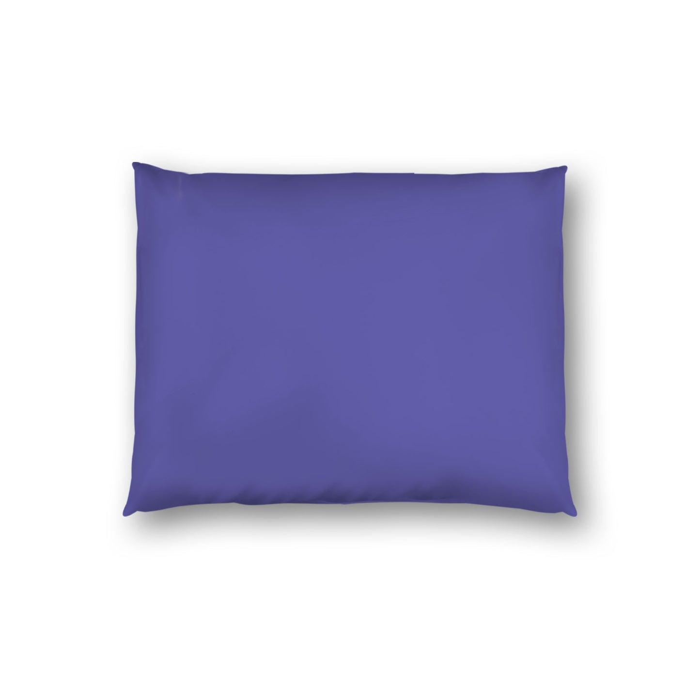 Purple Cotton Sateen Sham, White Reverse Side, Standard - 20 x 26 inches