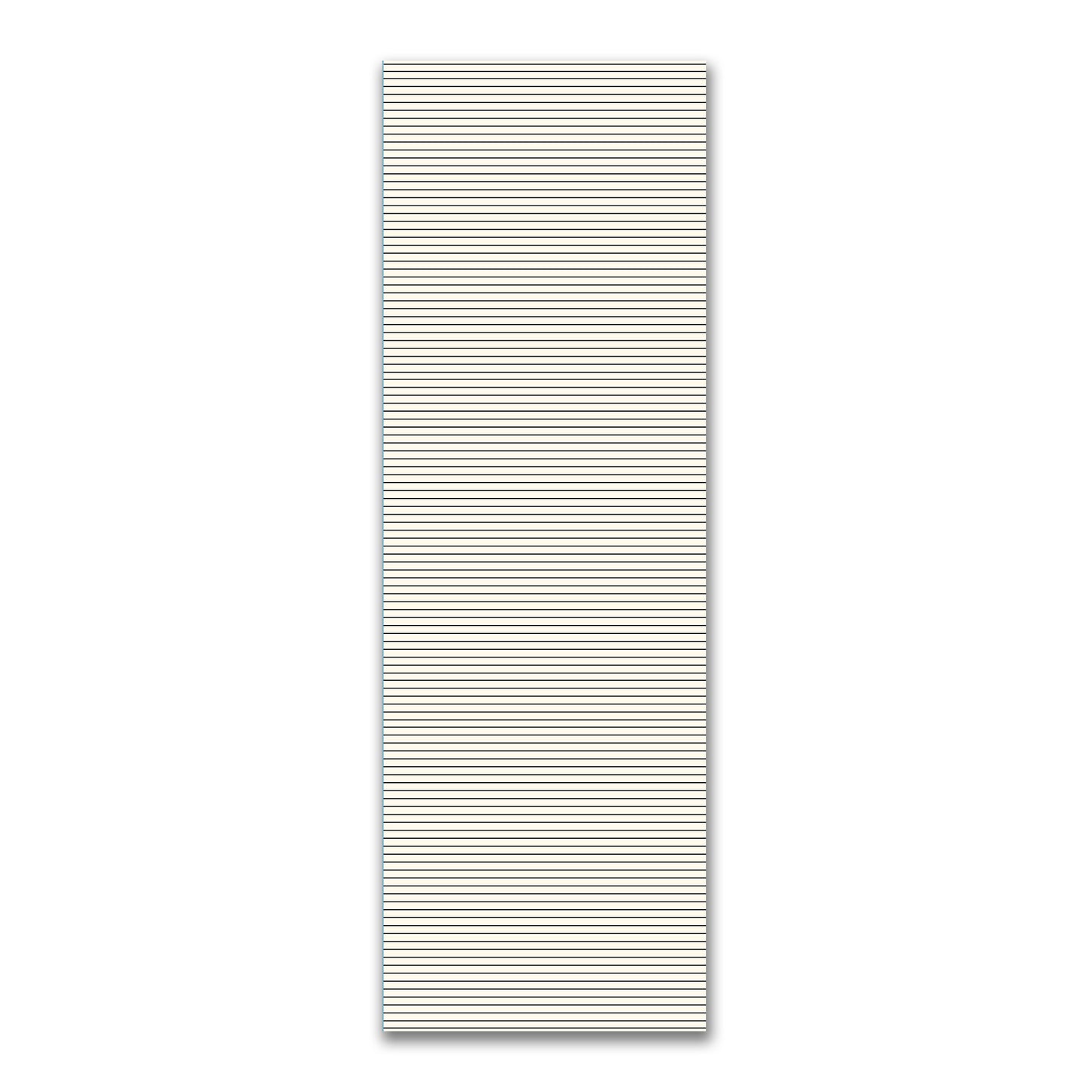 Spun Polyester Fabric with Fine Black Stripes on Pale Cream #FASP-1013-151