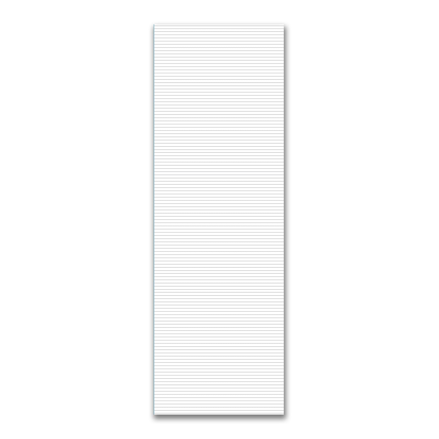 White Spun Polyester Fabric with Fine Grey Stripes #FASP-1203-151