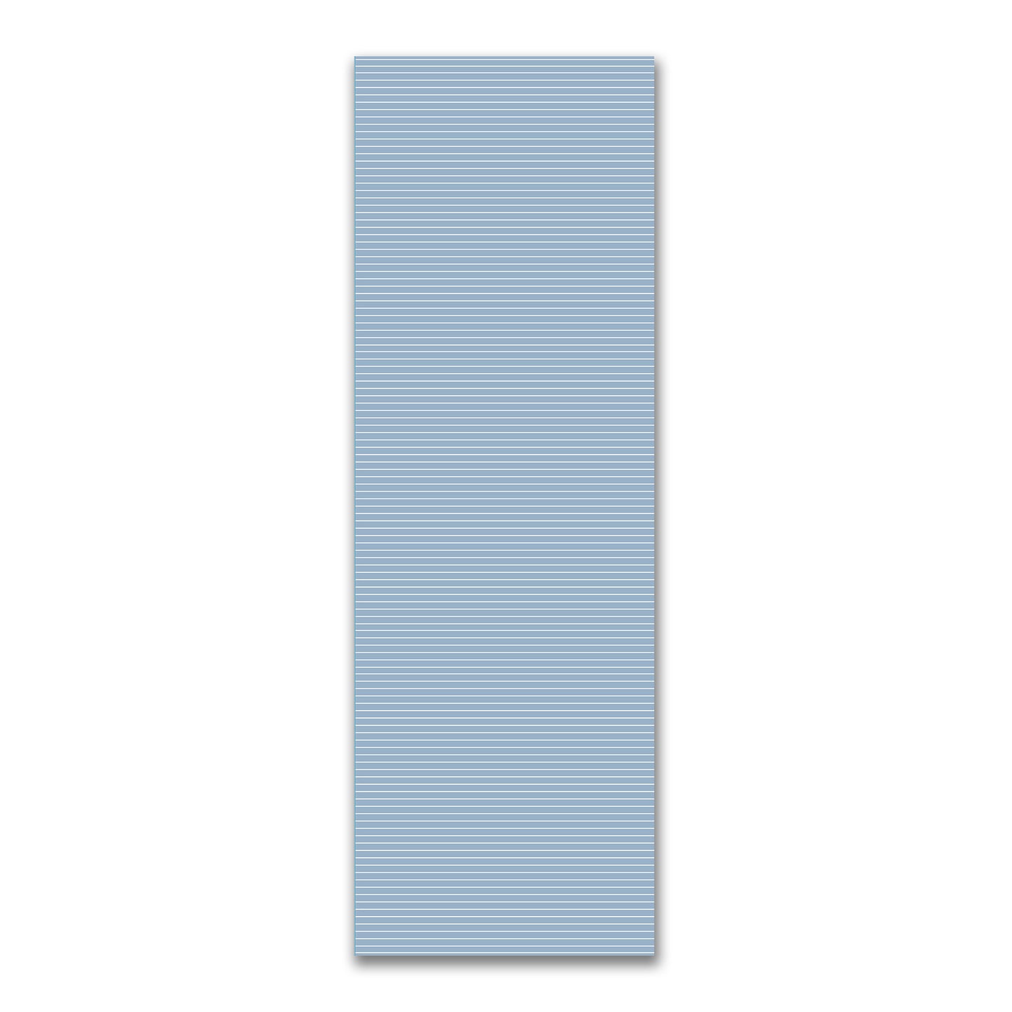Spun Polyester Fabric with Fine White Stripes on Blue #FASP-1231-152