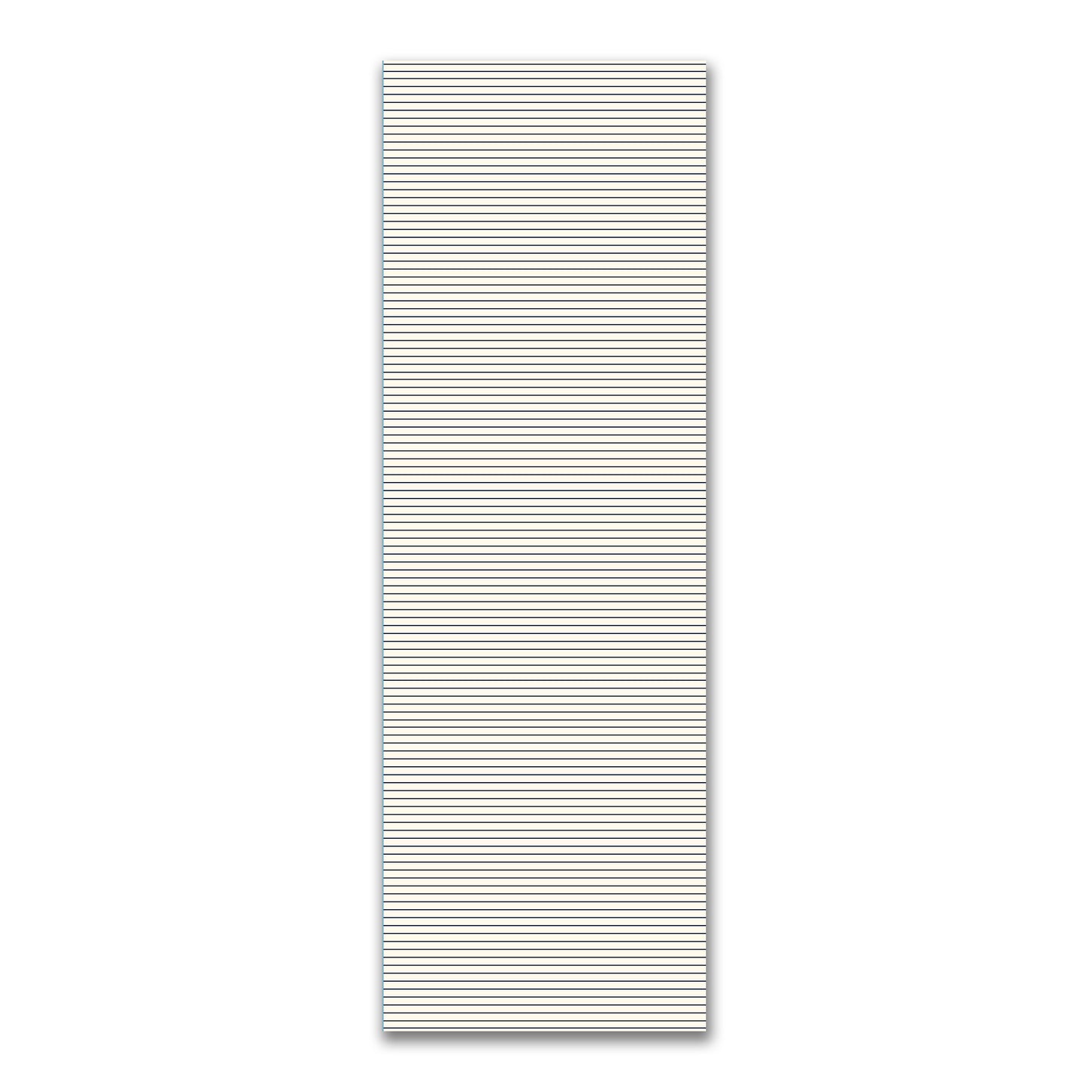 Spun Polyester Fabric with Fine Navy Blue Stripes on Pale Cream #FASP-1273-151