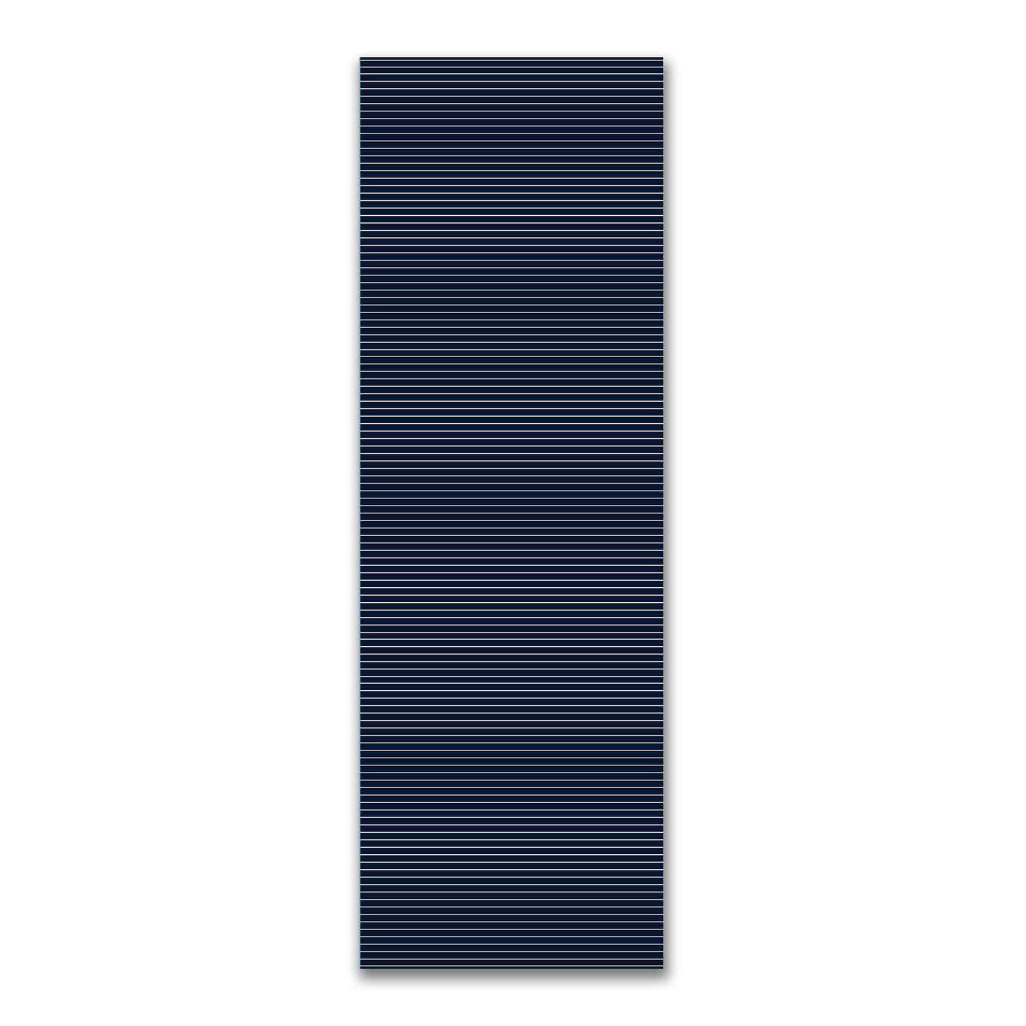 Spun Polyester Fabric with Fine Beige Stripes on Navy Blue #FASP-1275-152