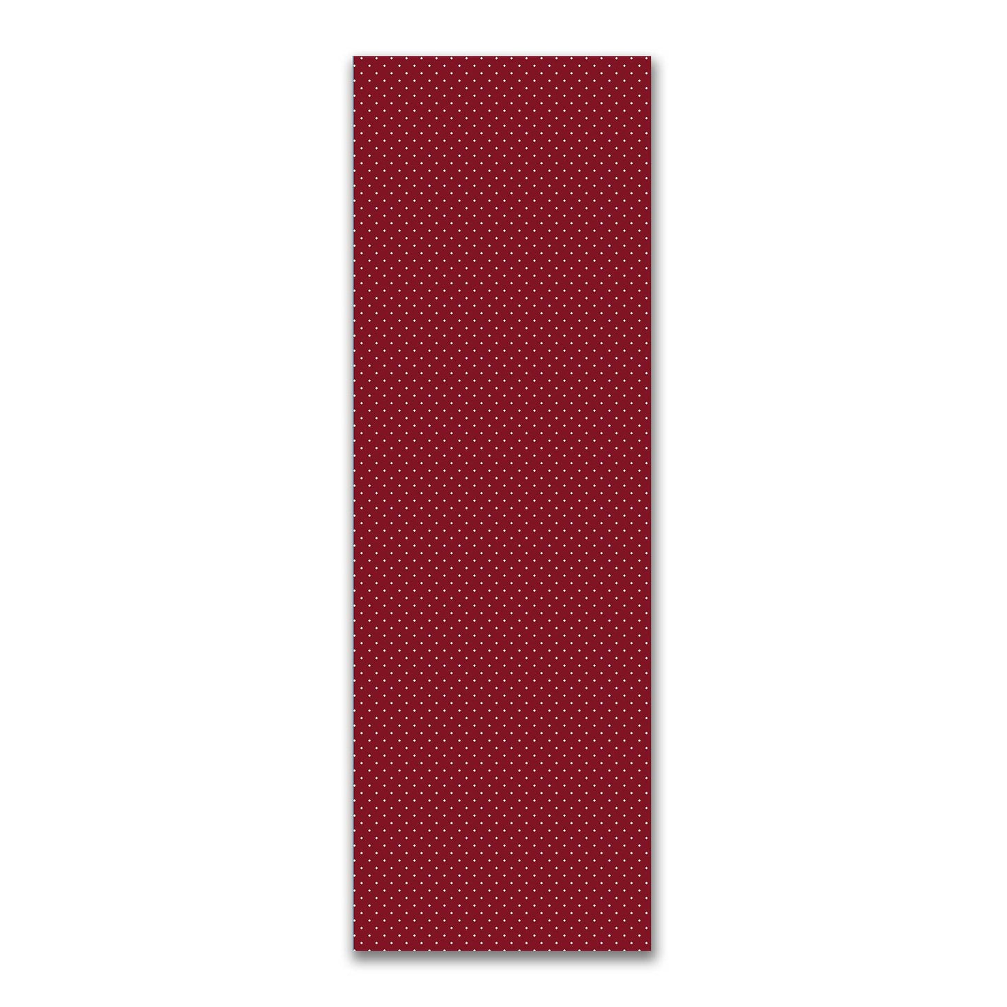 Spun Polyester Fabric with White Diamonds on Burgundy Red #FASP-1281-102