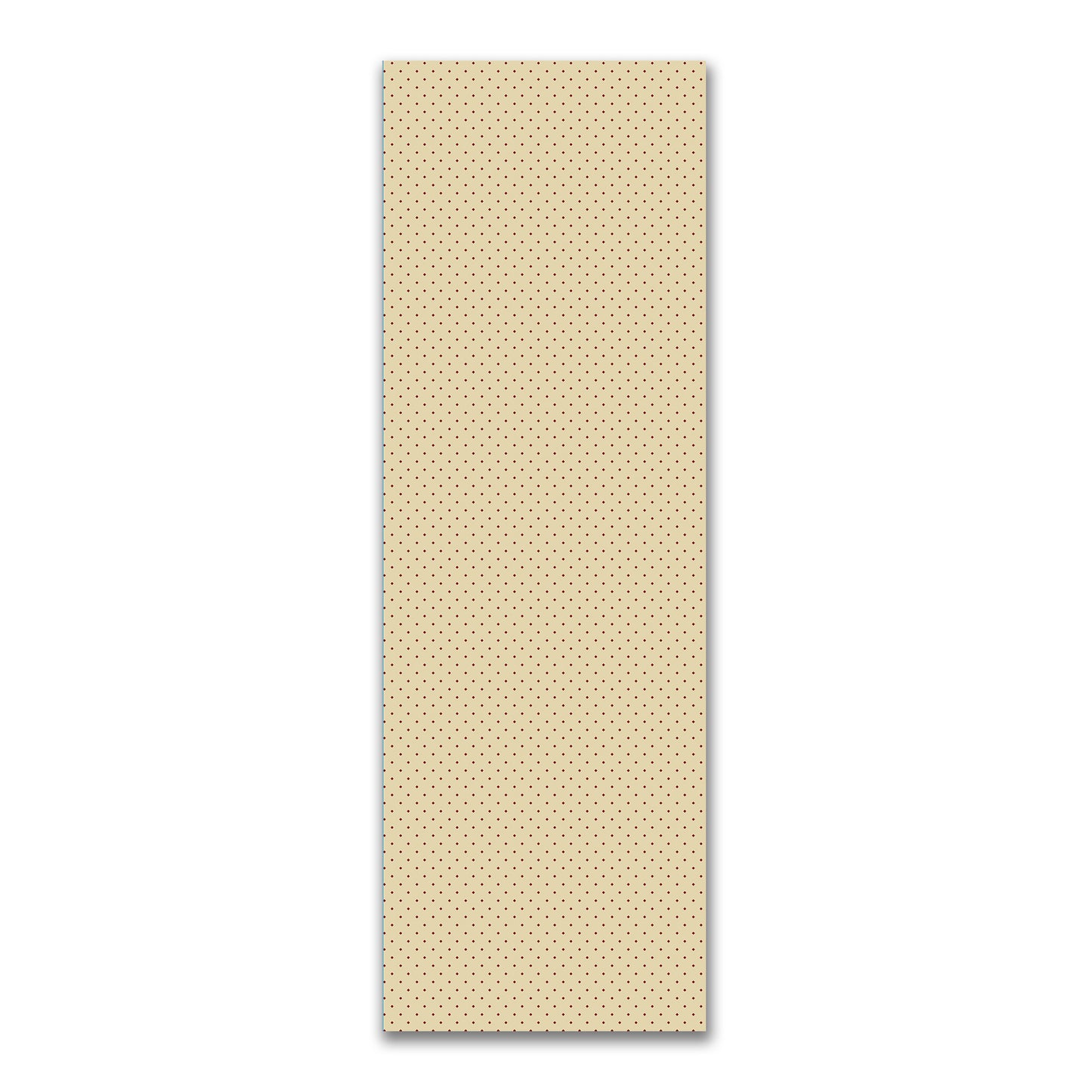 Spun Polyester Fabric with Burgundy Red Diamonds on Tan #FASP-1284-101
