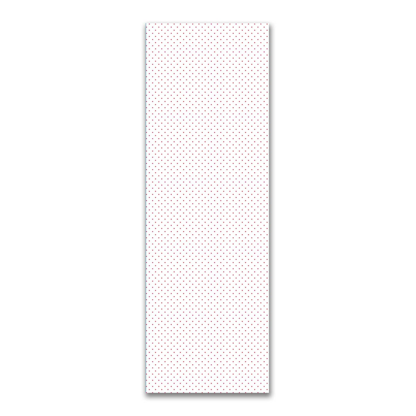 White Spun Polyester Fabric with Red Diamonds #FASP-1330-101