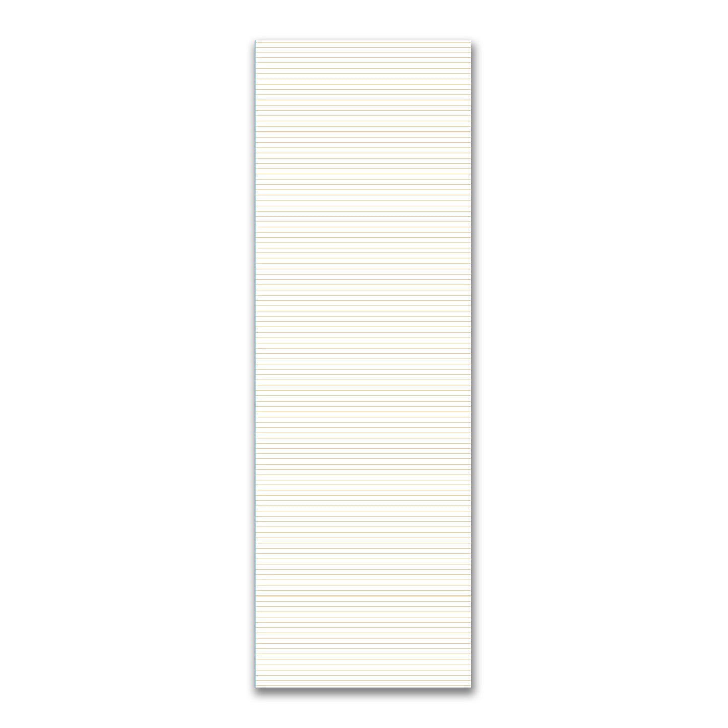 White Spun Polyester Fabric with Fine Tan Stripes #FASP-1371-151