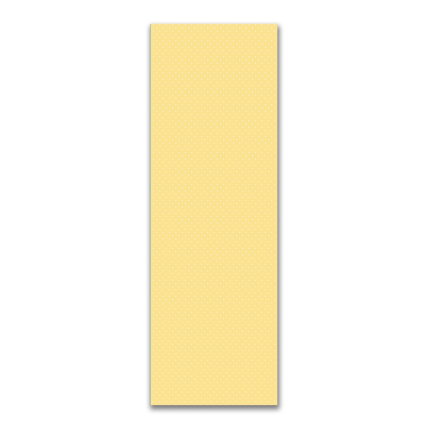 Yellow Spun Polyester Fabric with White Diamonds on Yellow #FASP-1381-102